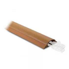   Delock öntapadós kábelcsatorna 50x13mm 1m fahatású (20731)
