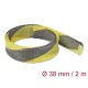Delock Fonott kábelharisnya nyújtható 2 m x 38 mm fekete-sárga (20752)