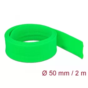   Delock Fonott kábelharisnya nyújtható 2 m x 50 mm zöld (20759)