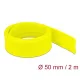 Delock Fonott kábelharisnya nyújtható 2 m x 50 mm sárga (20760)