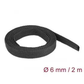   Delock Anyag hőre zsugorodó cső 2 m x 6 mm szugorodási arány 2:1 fekete