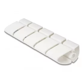   Delock 75 x 45 mm-es kábelcsatornához alkalmas foglalati elem, 5 db. ezüst fehér (20803)