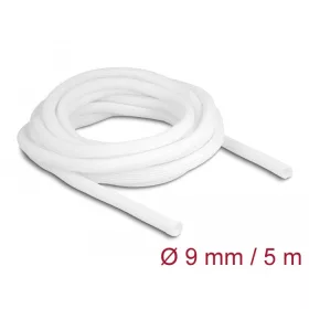   Delock fonott kábelharisnya önzáródó 5mx9mm fehér (20807)