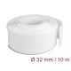 Delock Fonott kábelharisnya tépőzárral 10 m x 32 mm fehér