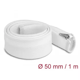   Delock Befont karmantyú zipzáras szorítóval hőállóság egészen 1 m x 50 mm-es fehér