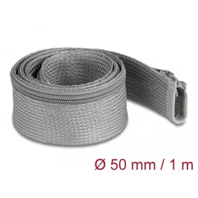   Delock Befont karmantyú zipzáras szorítóval hőállóság egészen 1 m x 50 mm-es szürke
