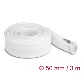   Delock Befont karmantyú zipzáras szorítóval hőállóság egészen 3 m x 50 mm-es fehér
