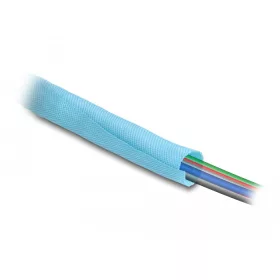   Delock Szőtt önzáródó karmantyú hőállóság egészen 5 m x 25 mm-es, kék (20883)