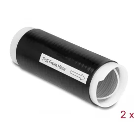  Delock hidegen zsugorodó cső 45 mm x 130 mm 2 db fekete (20890)