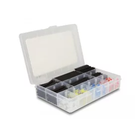   Delock Zsugorodó cső forrasztó vezeték csatlakoztató kiegészítők doboza, 308 db. hőre