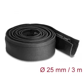   Delock Kábelbújtató neoprén hajlékony zipzárral 3 m x 100 mm fekete színű (20914)