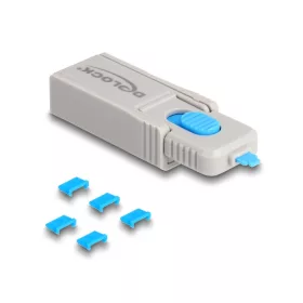   Delock Micro USB port blokkoló szet Micro USB anyához 5 db. + lezáró eszköz (20925)