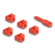 Delock RJ45 port blokkoló szett RJ45 anyához 10 db.-os (20928)