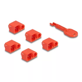   Delock RJ45 port blokkoló szett RJ45 apához 10 db.-os (20929)