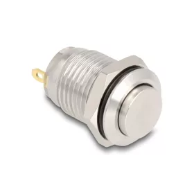   Delock Nyomógomb beszereléshez 12 mm 2 x forrasztási csatlakozó (20983)