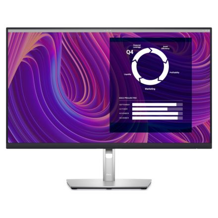 DELL LCD Monitor 27" P2723D QHD 2560x1440 60Hz IPS 1000: 1, 350cd, 5ms, HDMI, DP, fekete