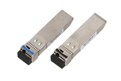 Extralink SFP28 25G | SFP28 WDM Module | 25Gbps 1270/1330nm, single mode, 10km, LC, DOM, pair