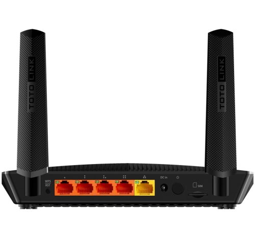 Totolink LR1200 | WiFi Router | AC1200 Dual Band, 4G LTE, 5x RJ45 100Mb/s, 1x SIM