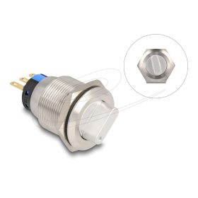   Delock Forgó kapcsoló beszereléshez 22 mm 3 x forrasztási csatlakozás