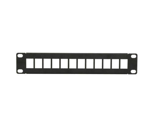 Extralink 12 Port 10" | Patchpanel | Modular, 12 ports