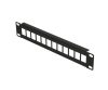 Extralink 12 Port 10" | Patchpanel | Modular, 12 ports