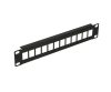 Extralink 12 Port 10" | Patchpanel | Modular, 12 ports