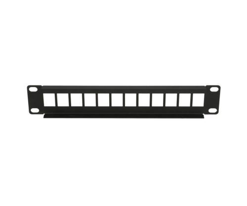 Extralink 12 Port 10" | Patchpanel | Modular, 12 ports