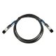 Extralink QSFP28 DAC | QSFP28 DAC Cable | 100G, 3m, 30AWG Passive