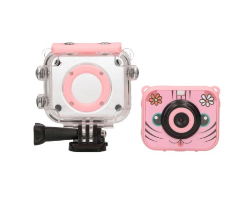 Extralink Kids Camera H18 Pink | Camera | 1080P 30fps, IP68, 2.0" screen
