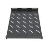 Extralink 1U 350mm Black | Fixed shelf | 19", 490x360mm, for 600mm depth cabinets