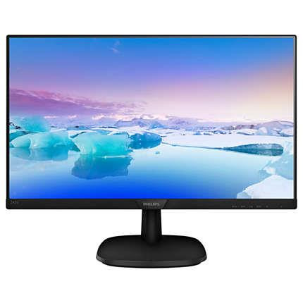Monitor Philips 243V7QSB/00 24", panel-IPS; FullHD; D-Sub, DVI