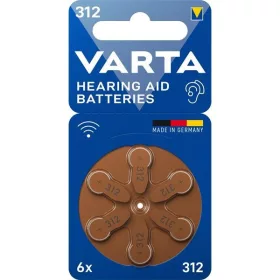 VARTA Hallókészülék-elemek 312 BLI 6