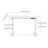 Kingsmith Walkingdesk | Desk with electric height adjustment | White