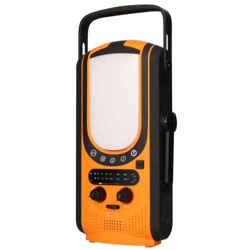 Extralink | Solar emergency radio with hand crank | dynamo, powerbank, 6000mAh, with SOS flashlight