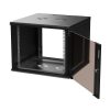 Extralink Premium 9U 600x600 Black | Rack cabinet | tool-free mounting, wall-mounted