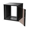 Extralink Premium 12U 600x600 Black | Rack cabinet | tool-free mounting, wall-mounted