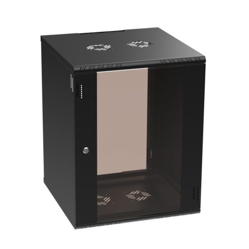 Extralink Premium 15U 600x600 Black | Rack cabinet | tool-free mounting, wall-mounted