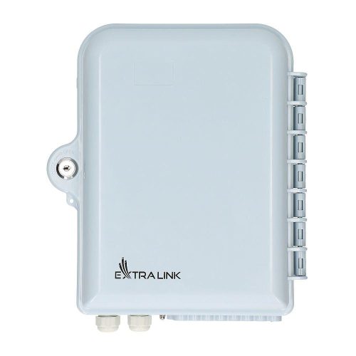 Extralink Emma | Fiber optic terminal box | 16 core, white