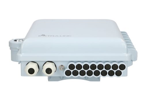 Extralink Emma | Fiber optic terminal box | 16 core, white