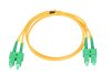 Extralink SC/APC-SC/APC | Patchcord | Single Mode, Duplex, G657A, 3mm, 1m