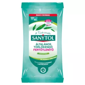 Sanytol Fertőtlenítő Felülettisztító Kendő 120 db