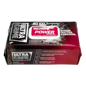   Ultragrime, Törlőkendő Power, Kéz és Felülettisztító, 80db