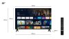 TCL S54 Series 32S5400A TV 81,3 cm (32") HD Smart TV Wi-Fi fekete