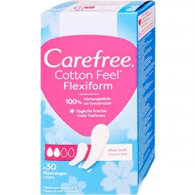 Carefree tisztasági betét 30 db Cotton Feel Flexiform