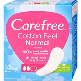 Carefree tisztasági betét 56 db Cotton Feel Normal Aloe