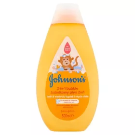   JOHNSON’S® 2 az 1-ben buborékos fürdető és tusfürdő gyermekeknek 500 ml