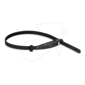   Navilock Univerzális Biztonsági Kábelkötő számkombinációs zárral   Hossza 410 x Szélessége 10 mm fekete