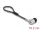 Navilock Laptop biztonsági kábel Key Lock-kal 15,2 cm hosszú Kensington Slot-hoz 3 x 7 mm