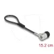 Navilock Laptop biztonsági kábel Key Lock-kal 15,2 cm hosszú Kensington Slot-hoz 3 x 7 mm
