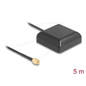   Navilock NL-203AA GNSS GALILEO GPS nagy-nyereségű antenna SMA pluggal 5 m, kültéri